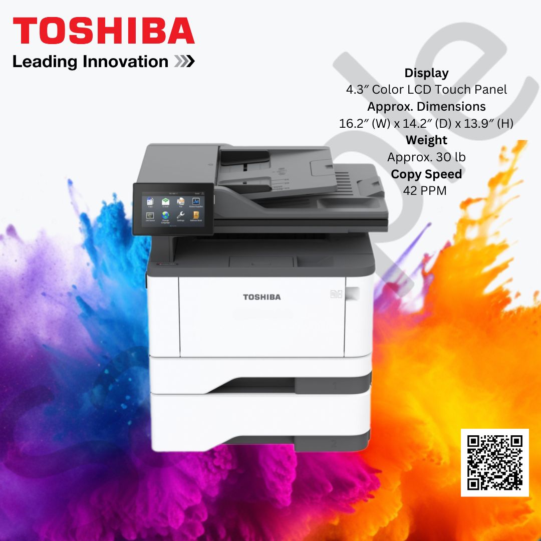 Toshiba printer advertisement